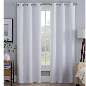 New in bag White eclipse blackout curtains 63 x 44 Purchased by Macys
